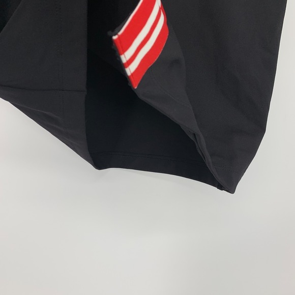 Fila Skirt Womens XS Black Red Asymmetrical Knit Stretch Pull On Bodycon Pencil - Picture 5 of 9